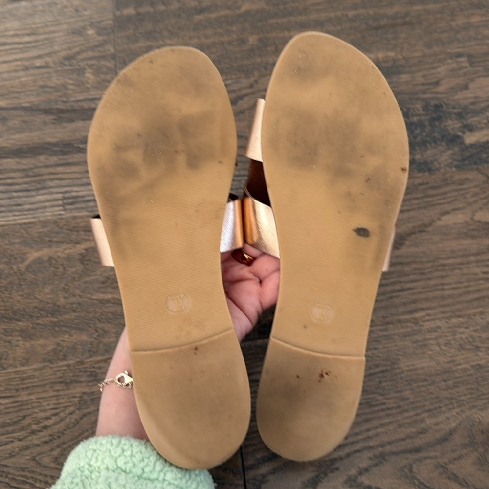 New Steven by Steve Madden Hayden Rose Gold Sandal size 10​​​​ - Picture 3 of 3